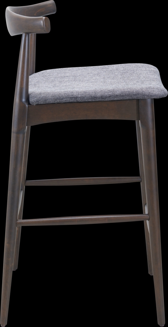 Mayra Gray Bar Stool, Set of 2 - Thumbnail - Image 5