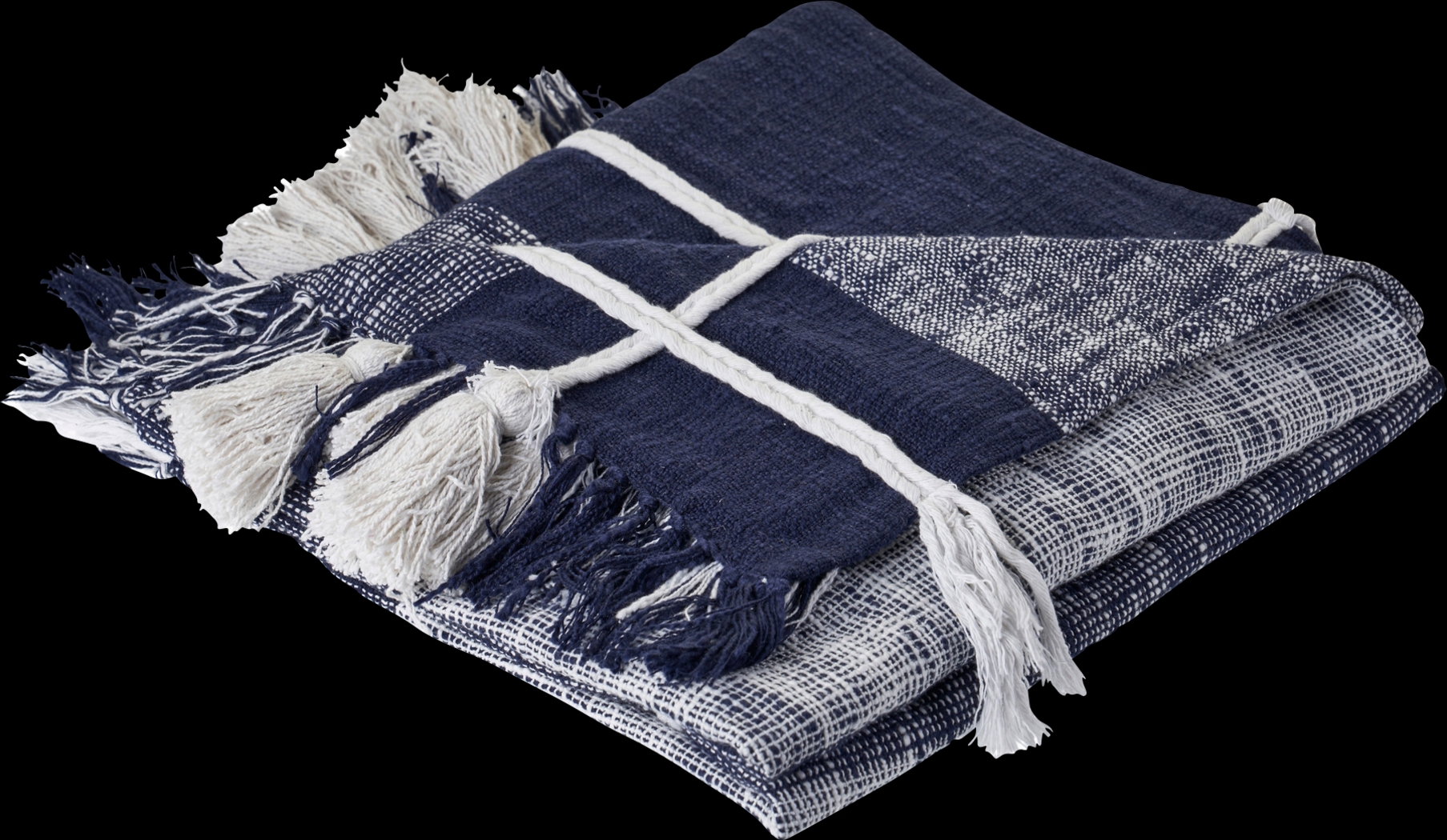 Mayrich Navy Throw Blanket - Thumbnail - Image 3
