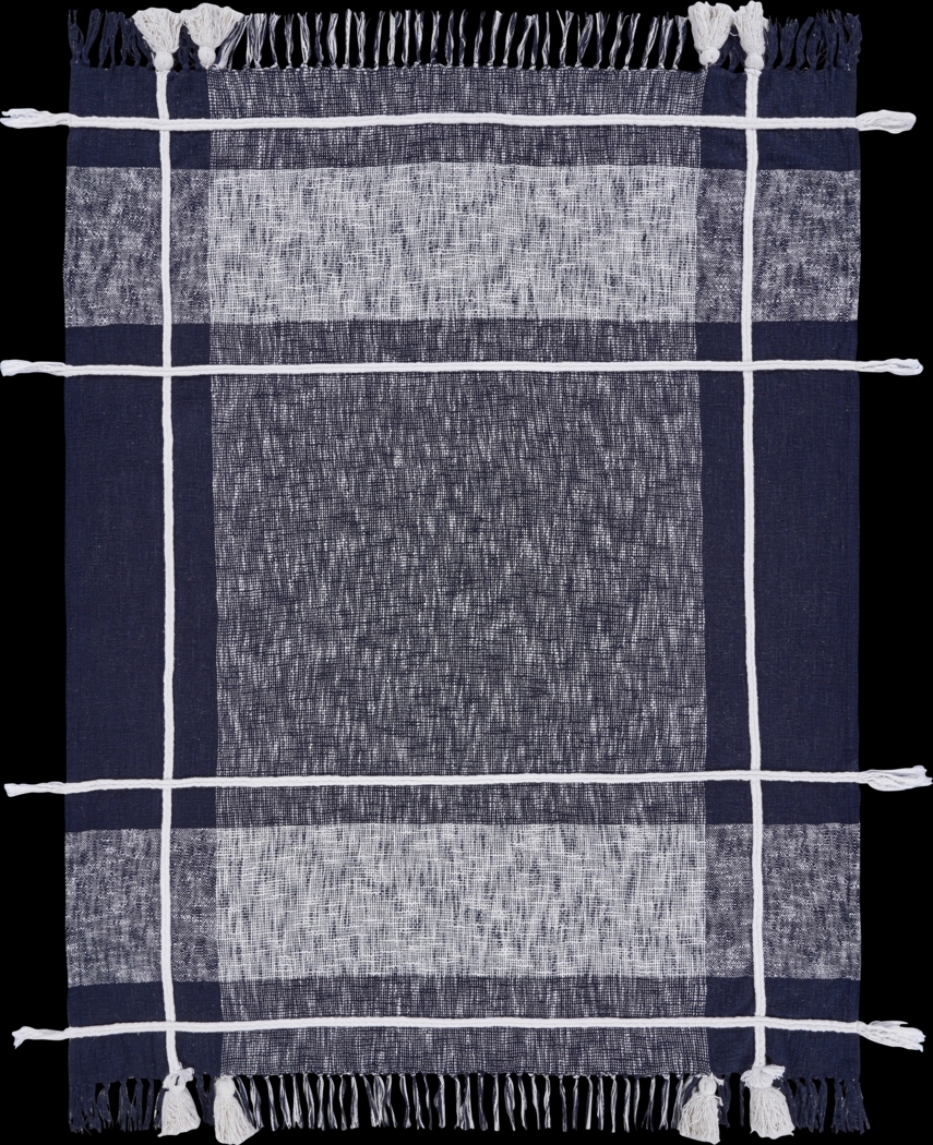 Mayrich Navy Throw Blanket - Thumbnail - Image 1