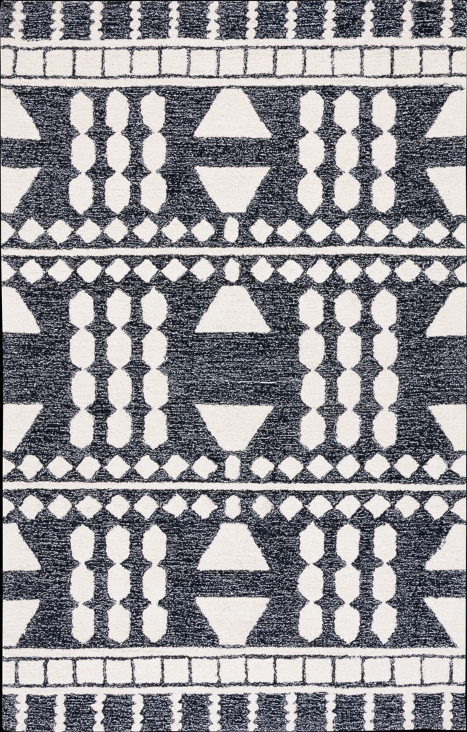 Mazanure Charcoal 5' x 8' Rug - Thumbnail - Image 1