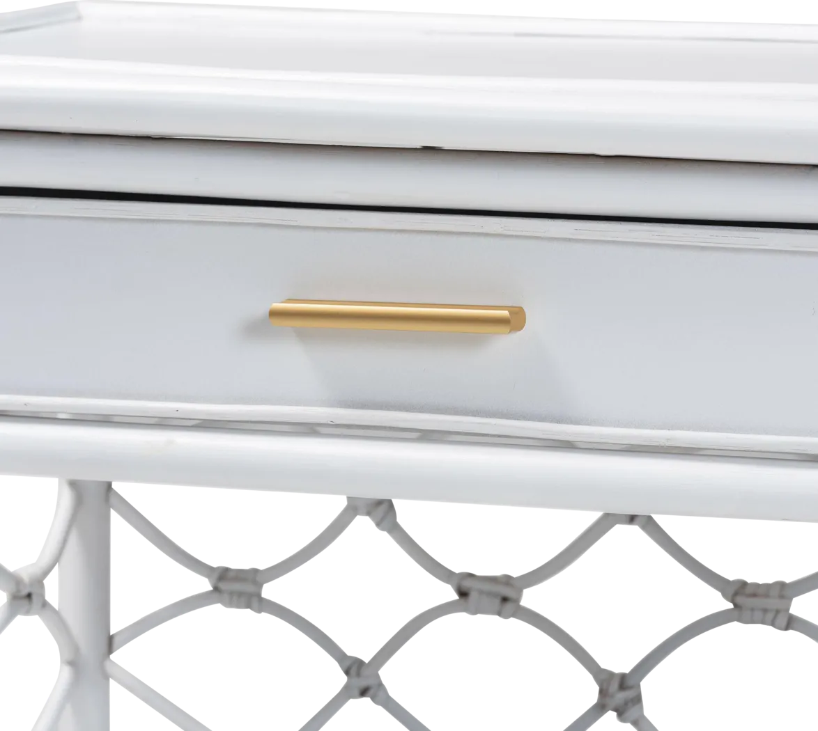 Mazefly White Nightstand - Thumbnail - Image 5