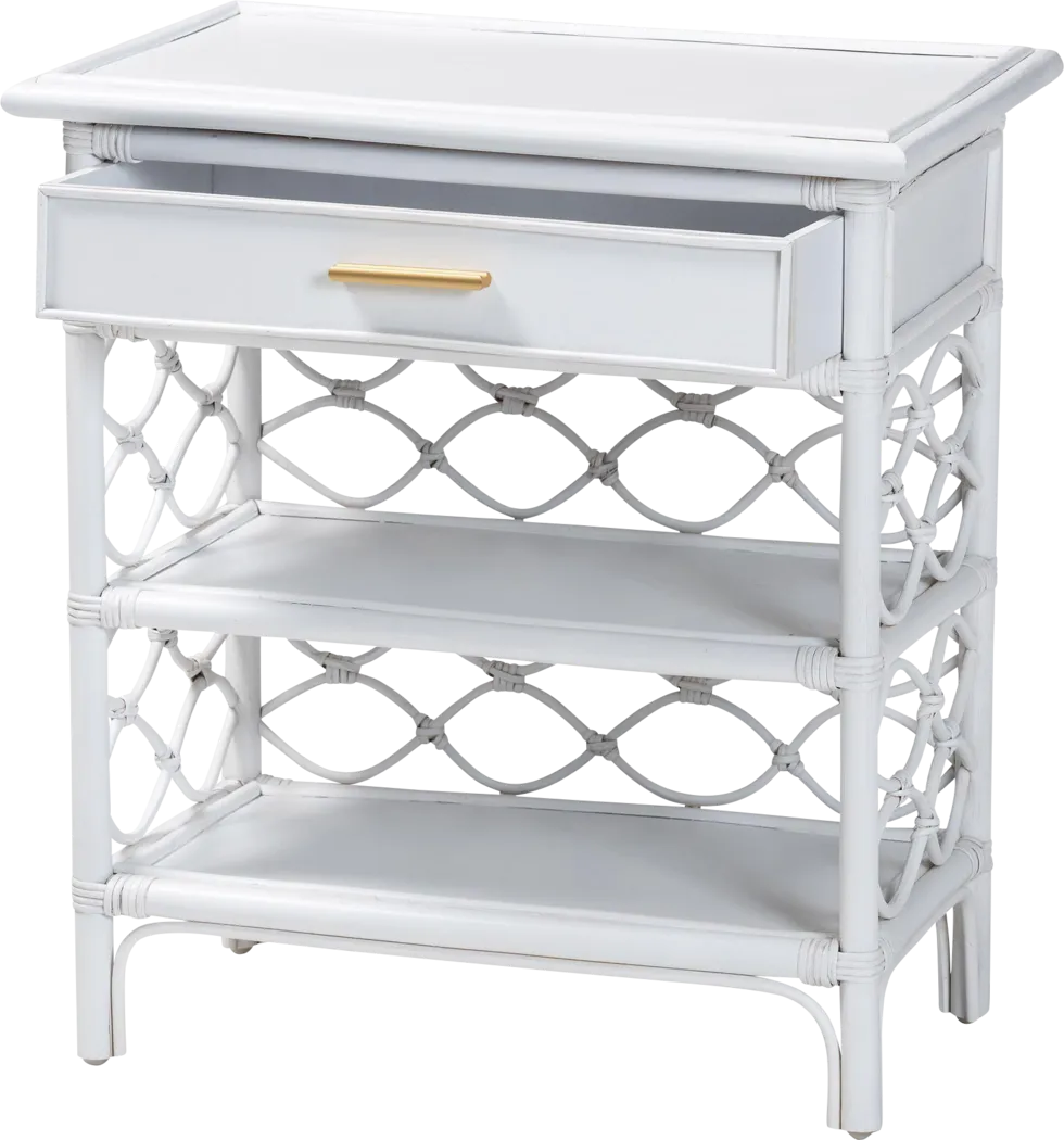 Mazefly White Nightstand - Thumbnail - Image 7