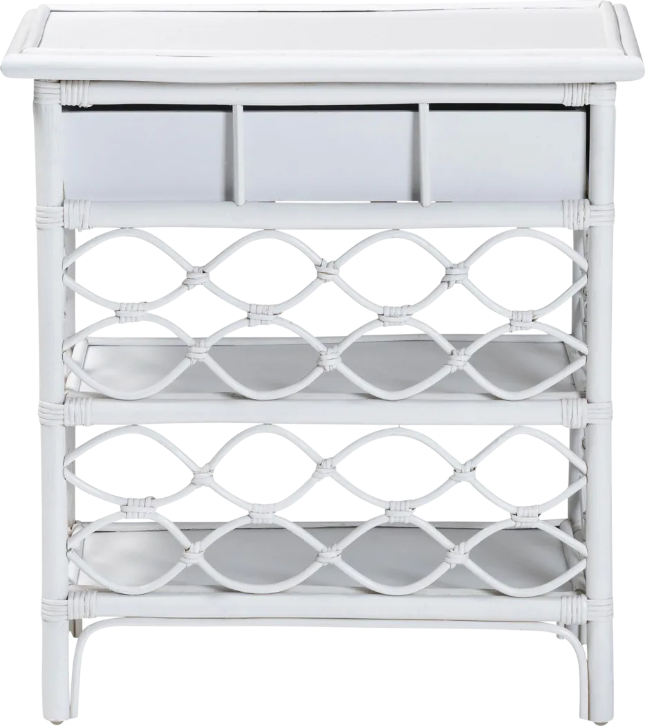 Mazefly White Nightstand - Thumbnail - Image 9