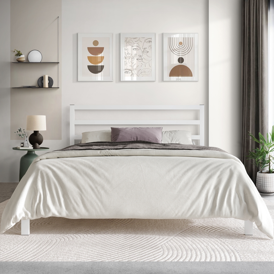 Mazefruit White Full Bed - Thumbnail - Image 2