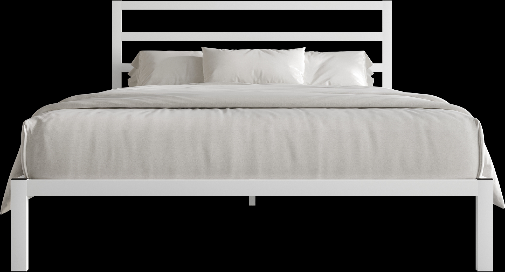 Mazefruit White Full Bed - Thumbnail - Image 3