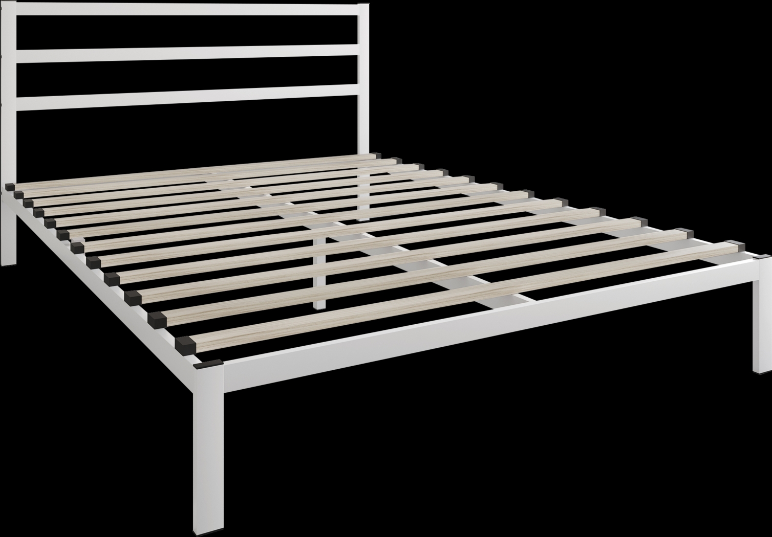 Mazefruit White Queen Bed - Thumbnail - Image 4