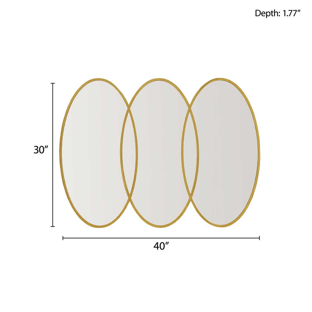 Mazehouse Gold Wall Mirror - Thumbnail - Image 7