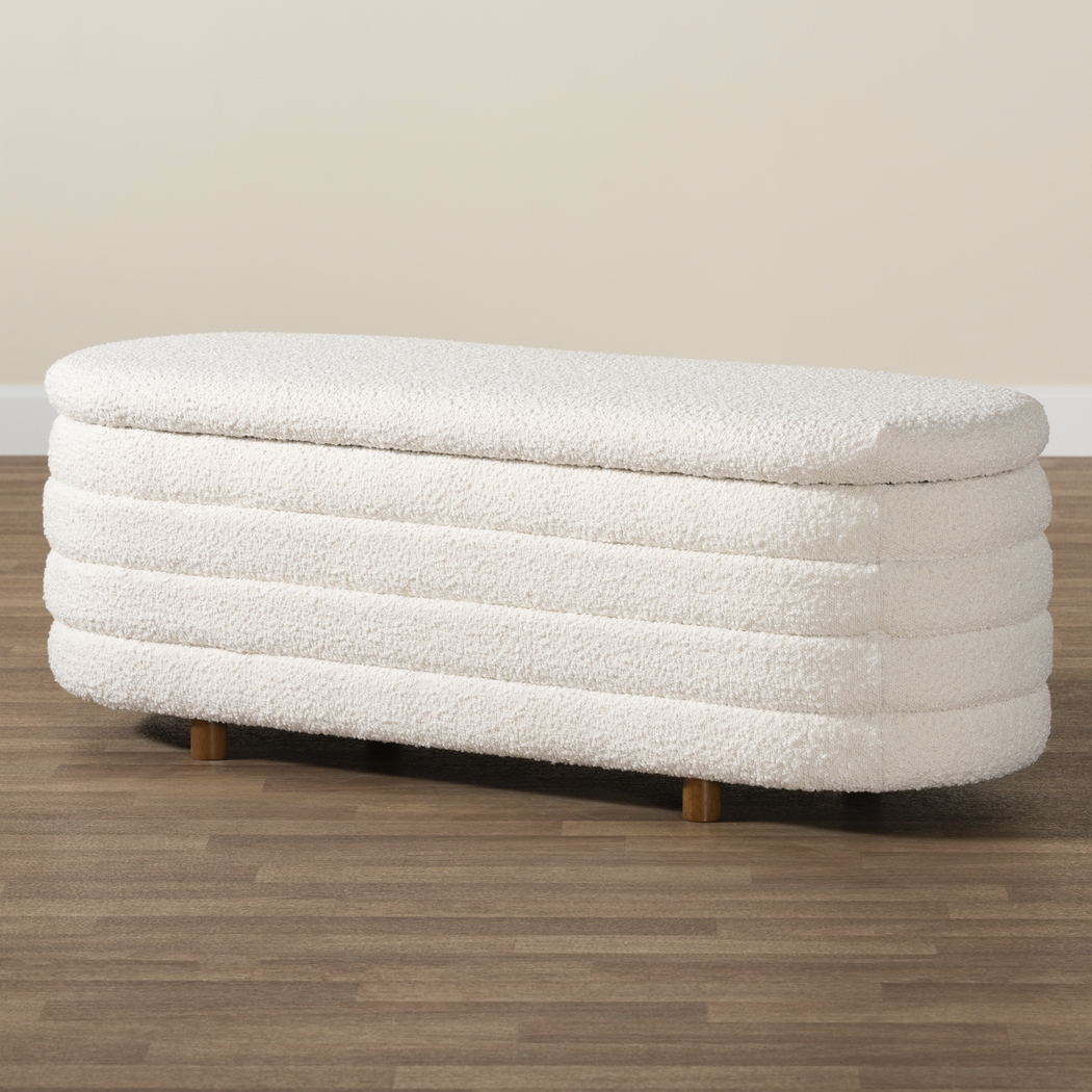 Mazeppa Cream Accent Bench - Thumbnail - Image 4