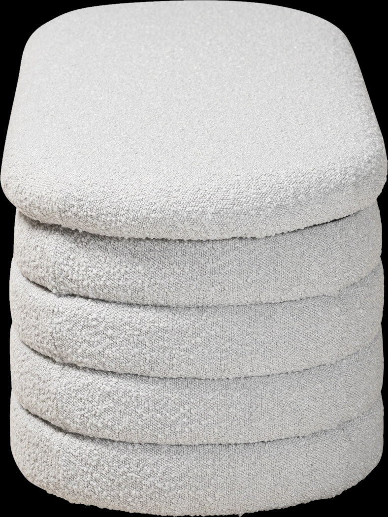 Mazeppa Light Gray Accent Bench - Thumbnail - Image 7