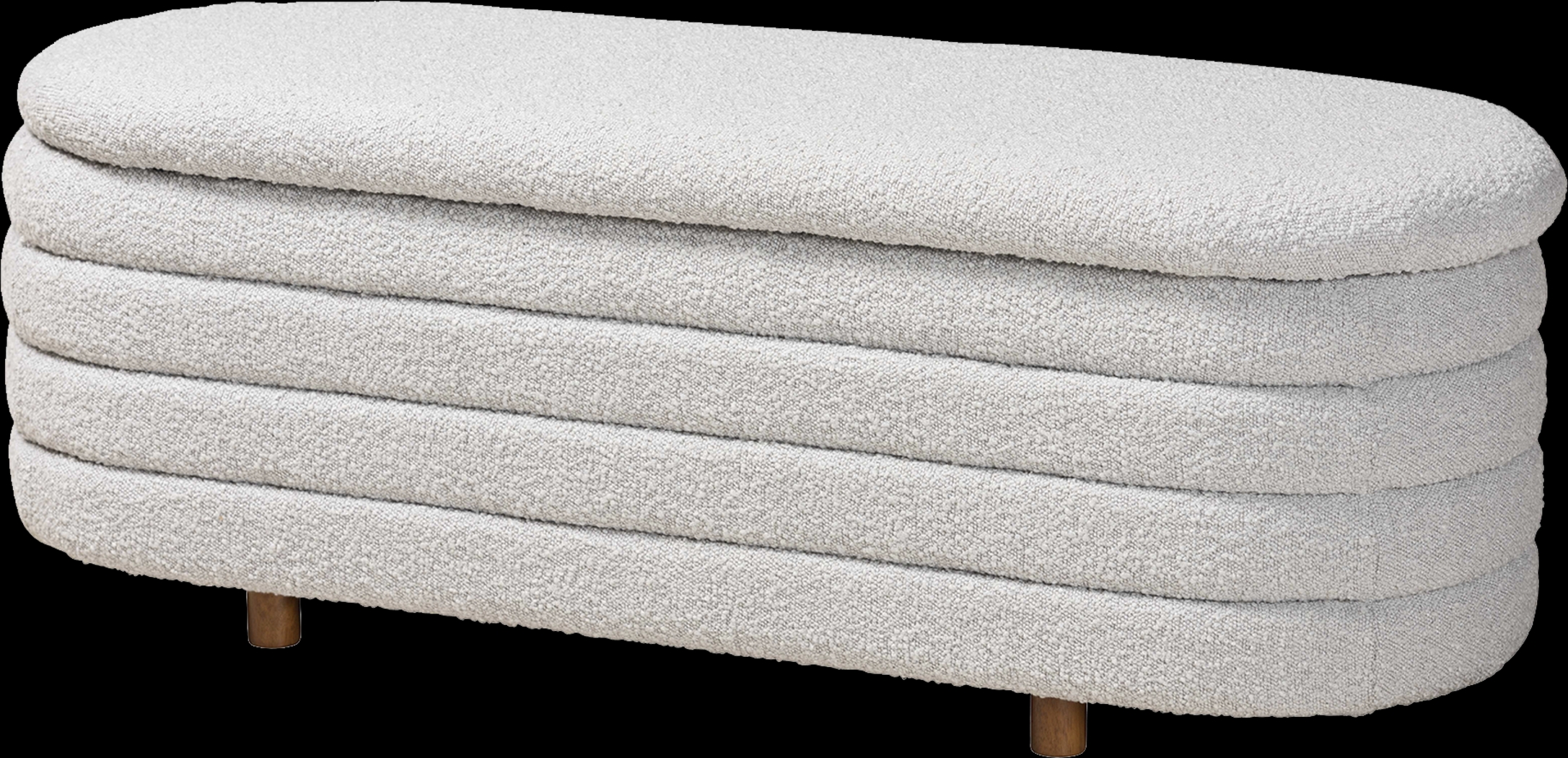 Mazeppa Light Gray Accent Bench - Thumbnail - Image 1