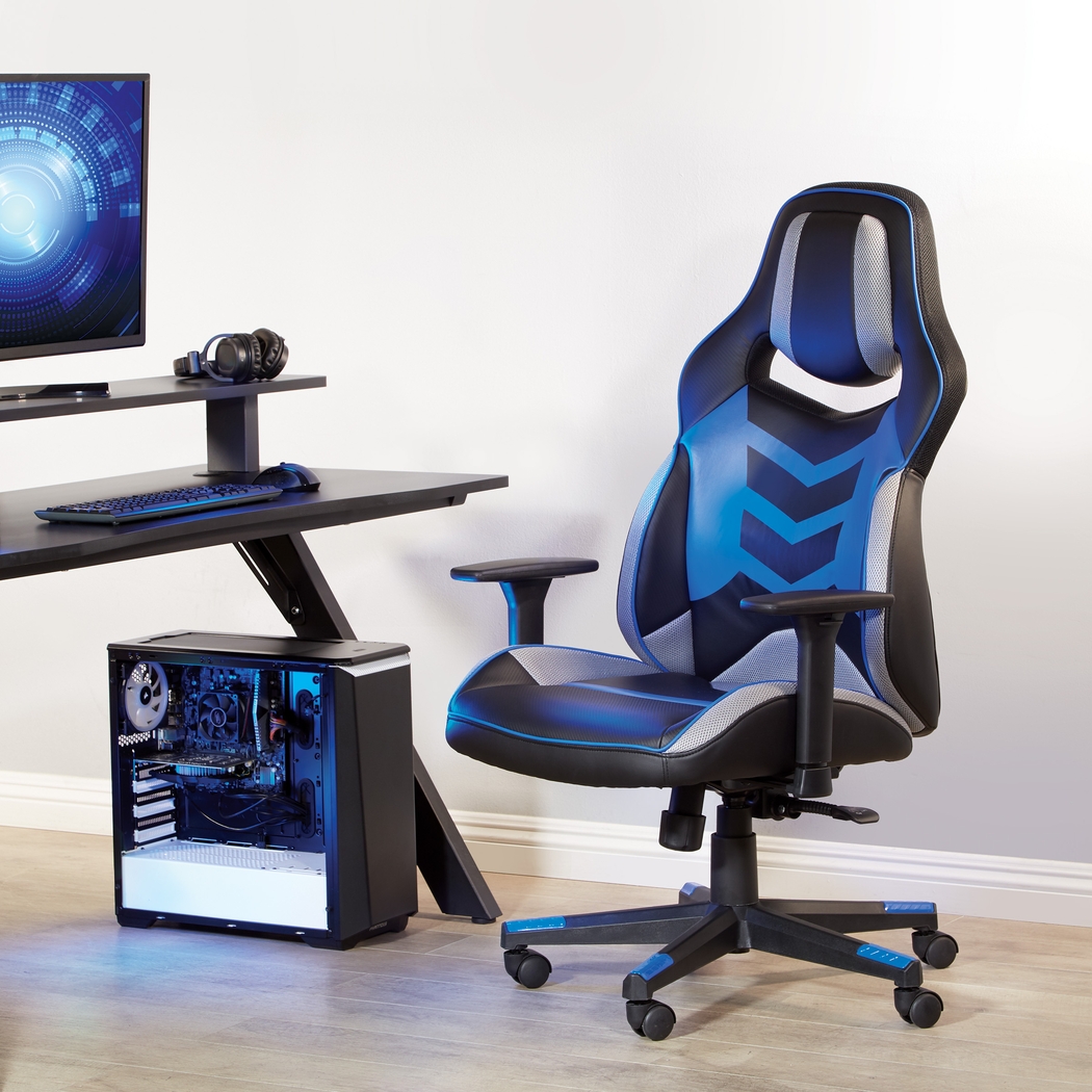 Mazikeen Blue Gaming Chair - Thumbnail - Image 13