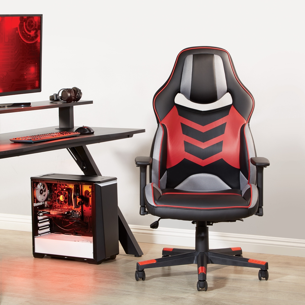 Mazikeen Red Gaming Chair - Thumbnail - Image 14