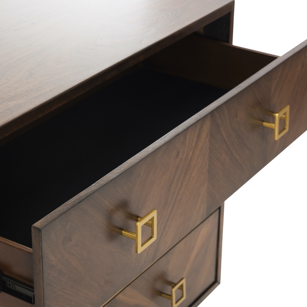 Mazyck Walnut Chevron Accent Cabinet - Thumbnail - Image 11