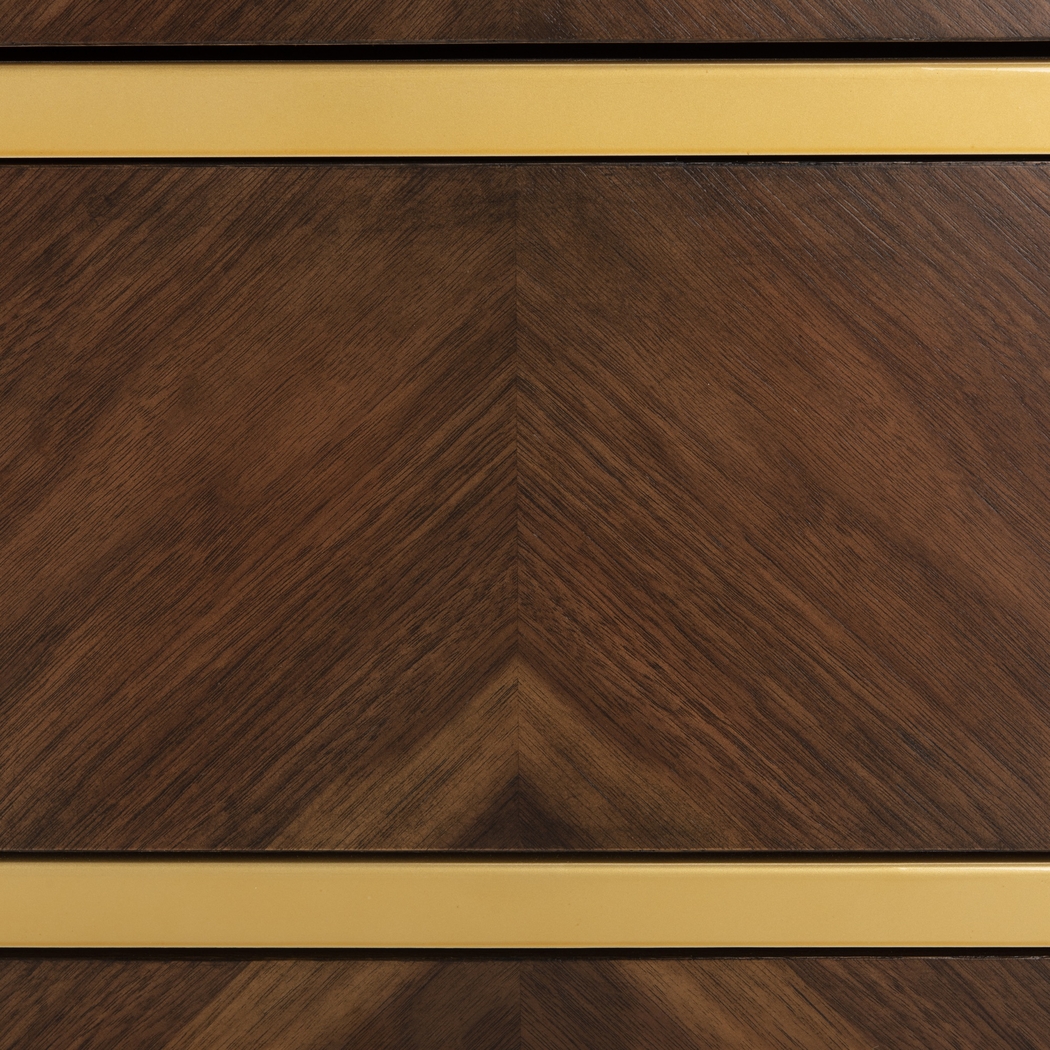 Mazyck Walnut Chevron Accent Cabinet - Thumbnail - Image 10