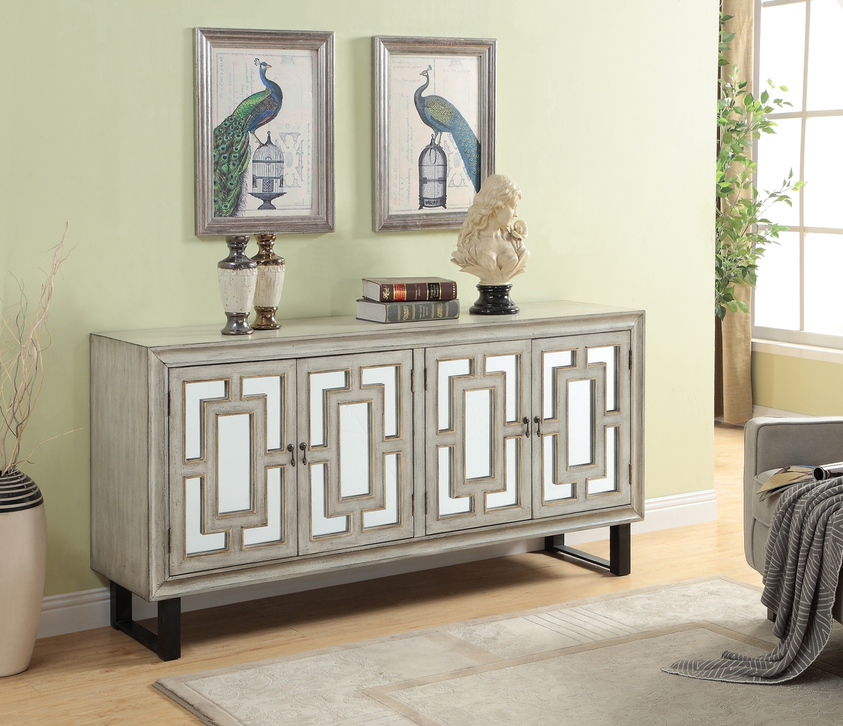 Mcalpine Beige Credenza - Thumbnail - Image 4