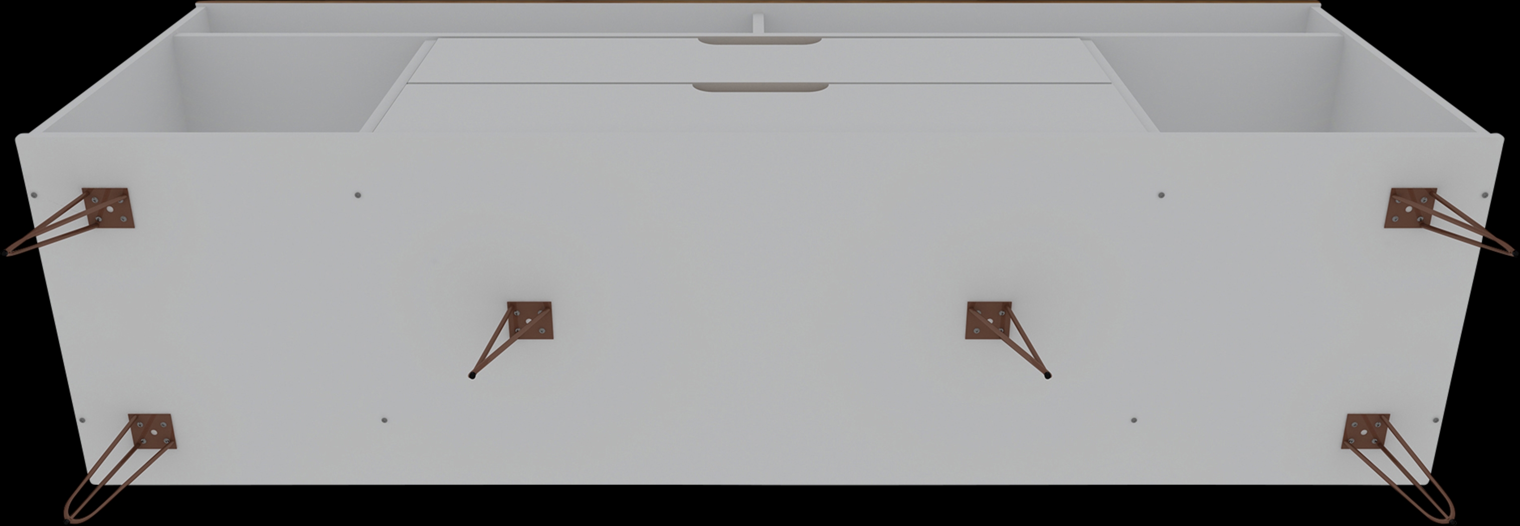 Mcbean White 63 in. Console - Thumbnail - Image 5