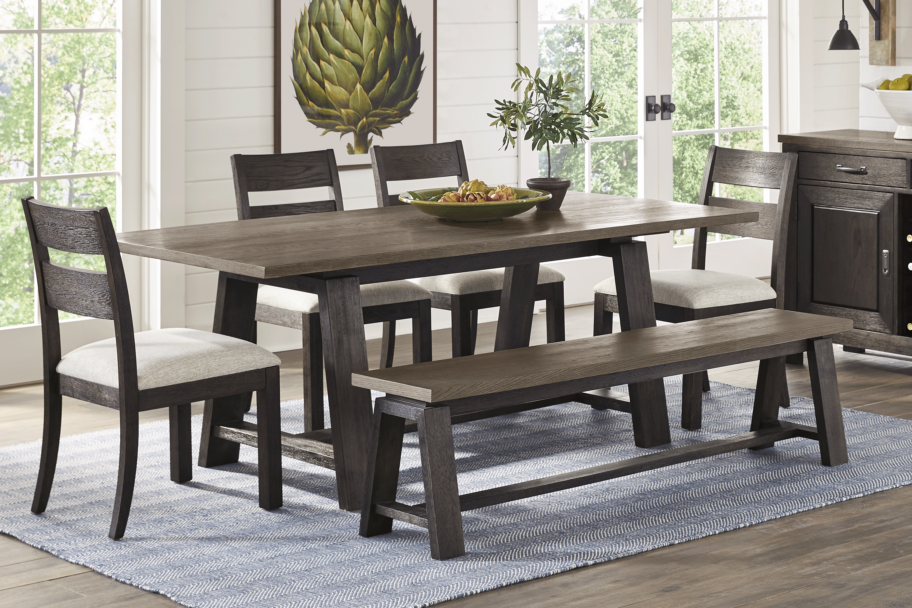 McCallum Walnut 6 Pc Dining Room - Thumbnail - Image 1