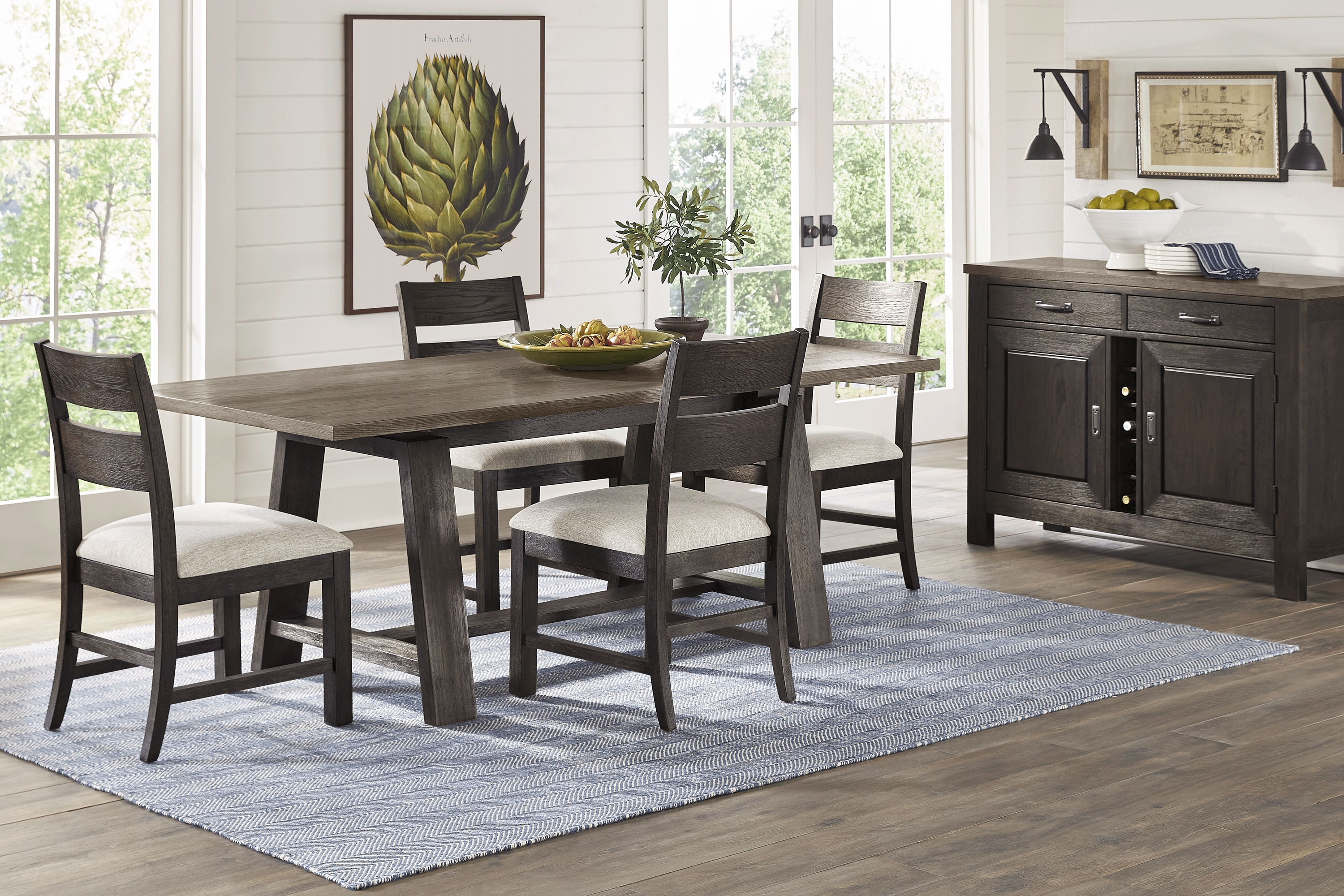 McCallum Walnut 6 Pc Dining Room - Thumbnail - Image 1