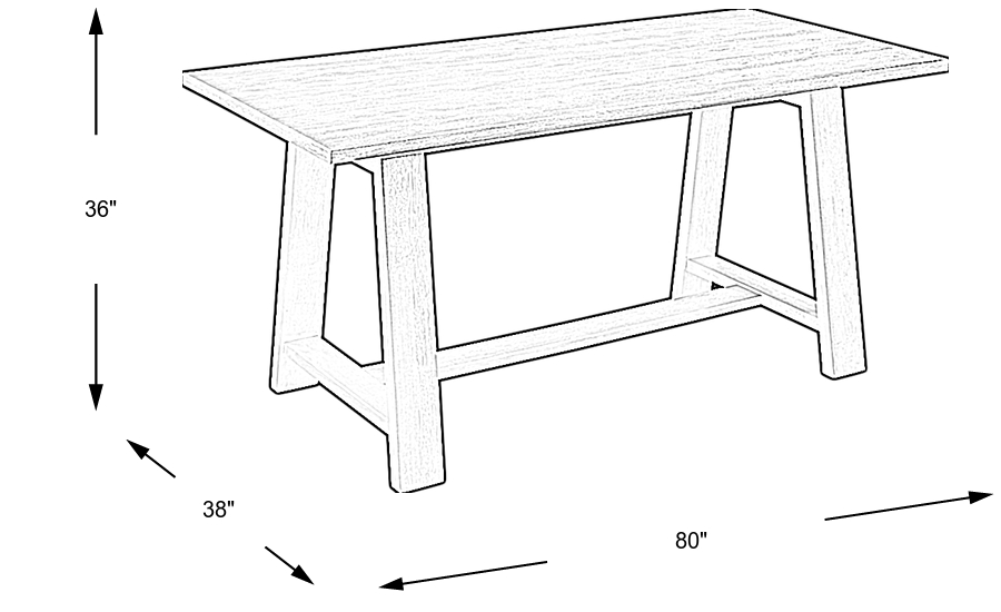 Dimension Image. Please refer to the Dimension Tab on this page for dimension details.