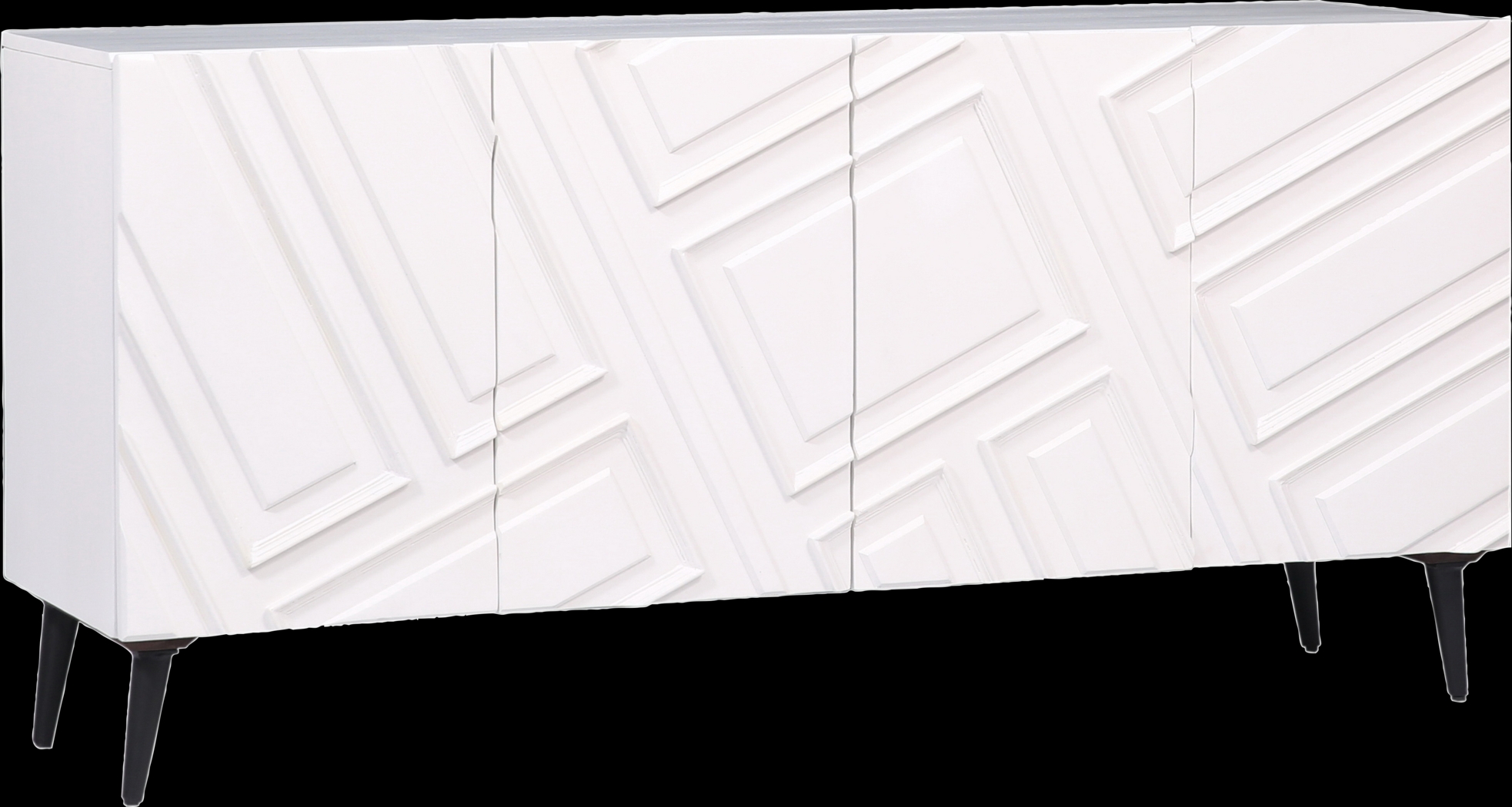 Mccarrell White Credenza - Thumbnail - Image 1