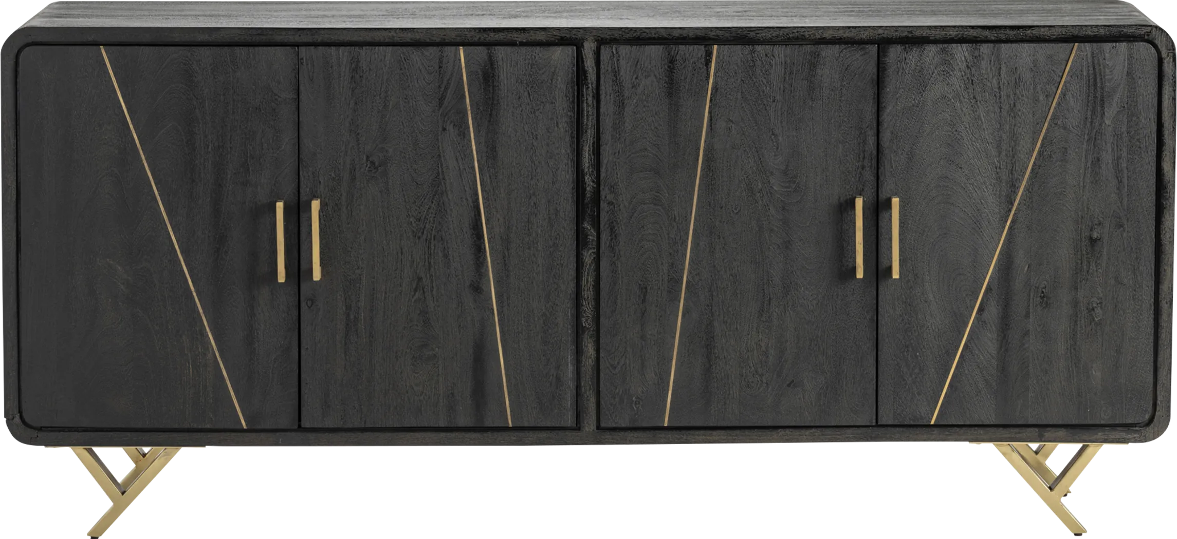 McClain Black Credenza - Thumbnail - Image 1