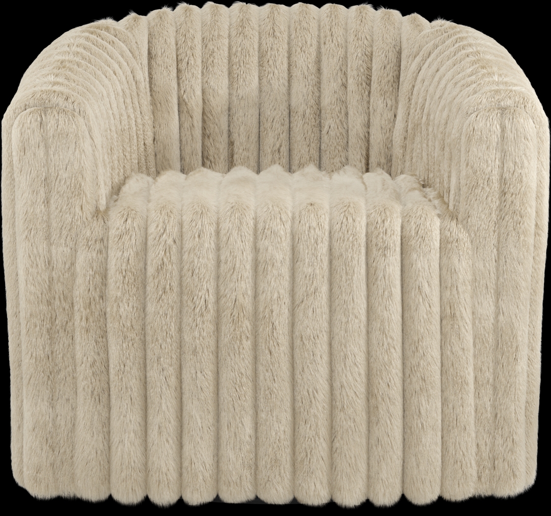 McCord Beige Swivel Chair - Thumbnail - Image 2