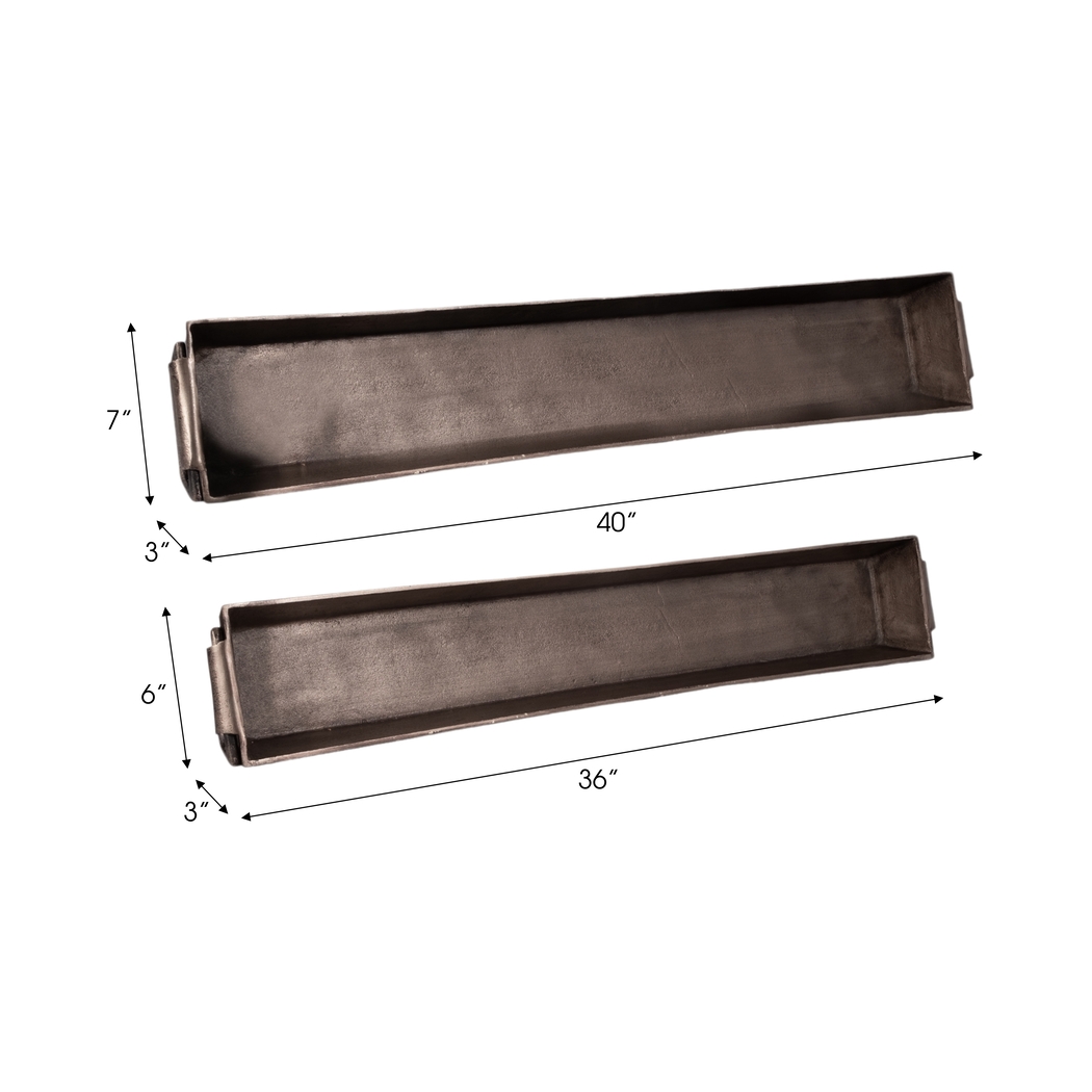 Mcdivitt Silver Tray, Set of 2 - Thumbnail - Image 6