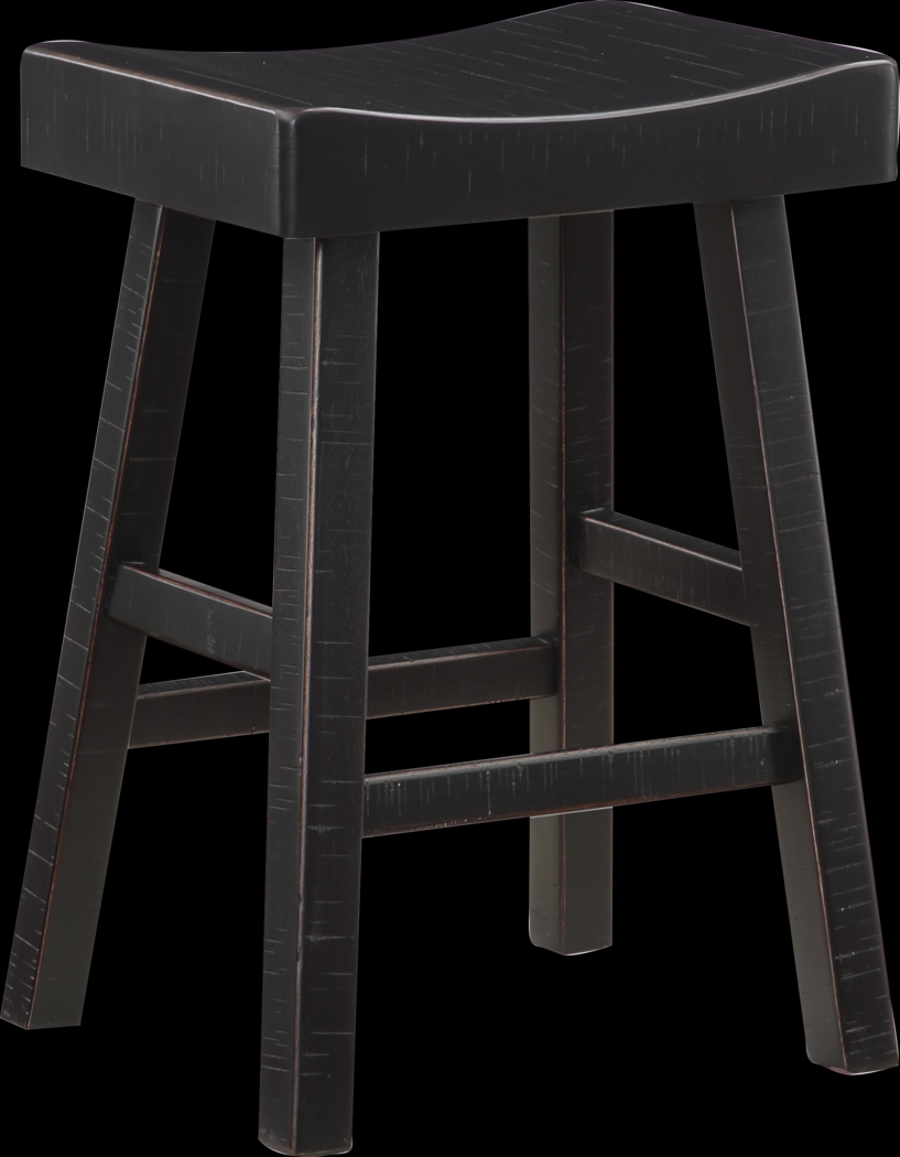 Mcewen Black Counter Height Stool, Set of 2 - Thumbnail - Image 4