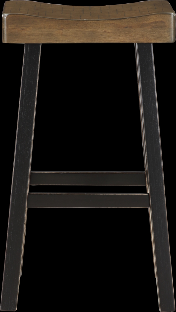 Mcewen Brown Bar Stool, Set of 2 - Thumbnail - Image 3