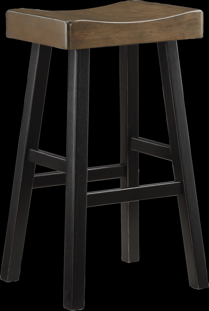 Mcewen Brown Bar Stool, Set of 2 - Thumbnail - Image 4