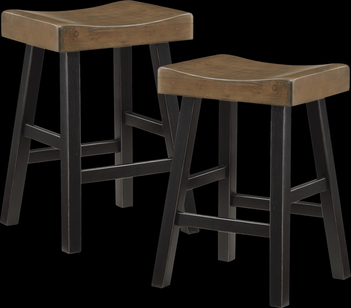 Mcewen Brown Counter Height Stool, Set of 2 - Thumbnail - Image 1