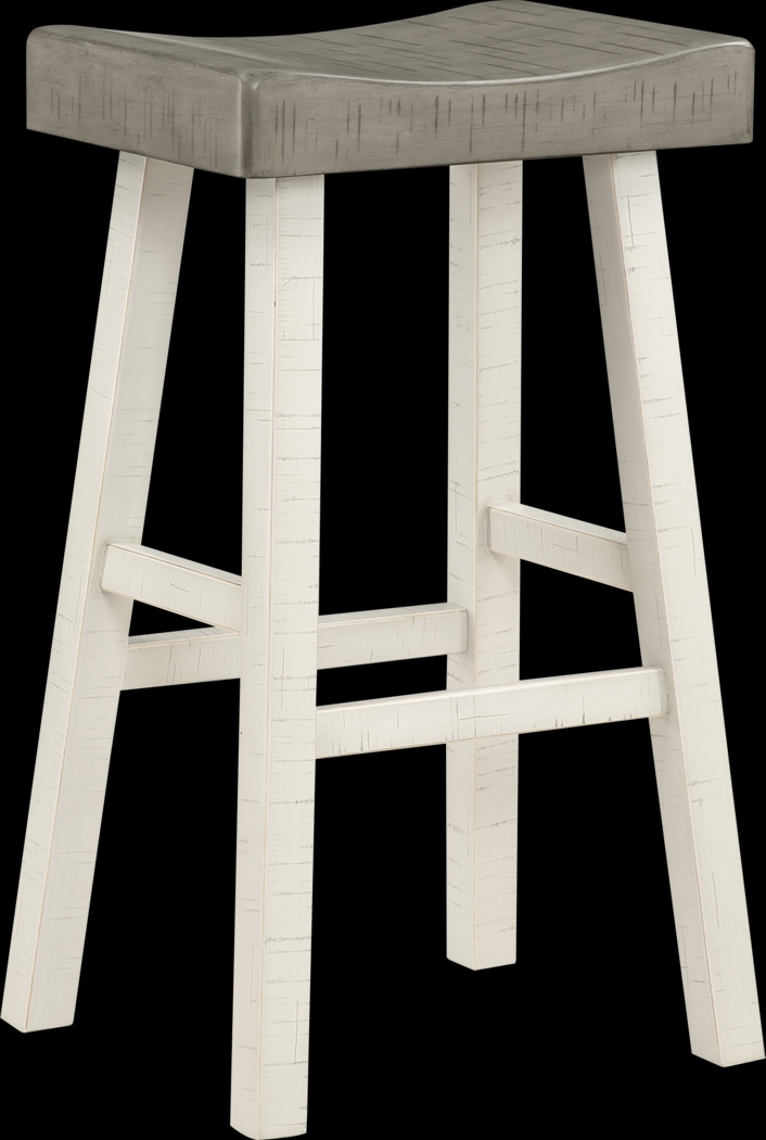 Mcewen Gray Bar Stool, Set of 2 - Thumbnail - Image 4