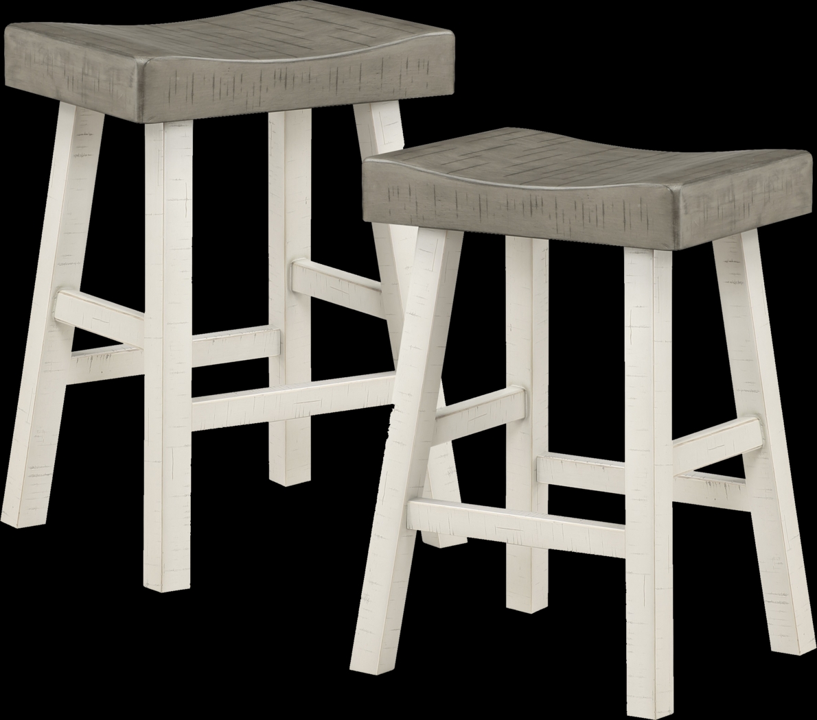 Mcewen Gray Counter Height Stool, Set of 2 - Thumbnail - Image 1