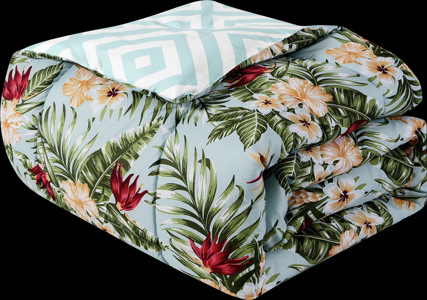 McGurrin Blue 8 Pc Full Comforter Set - Thumbnail - Image 3