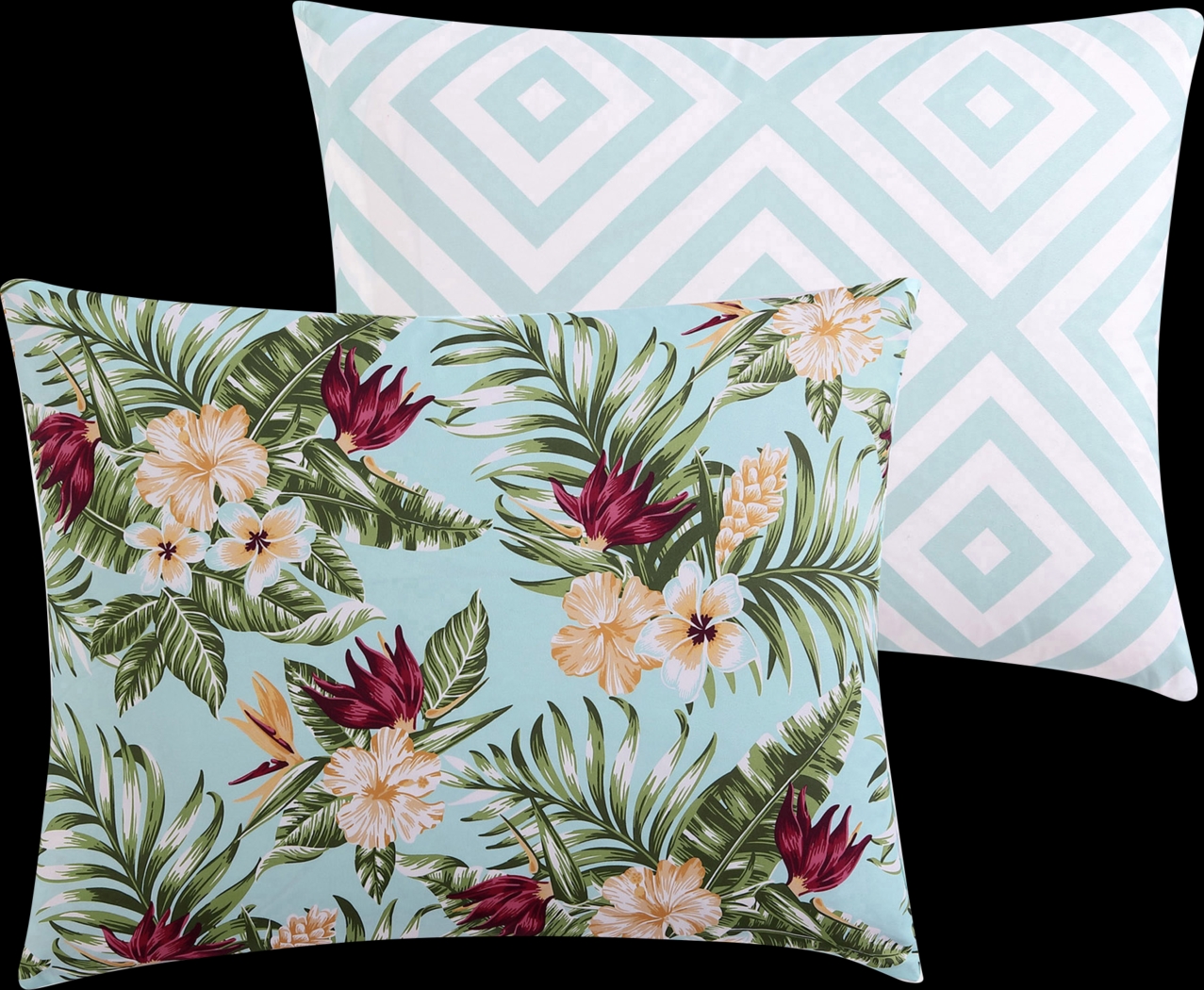 McGurrin Blue 8 Pc Full Comforter Set - Thumbnail - Image 4