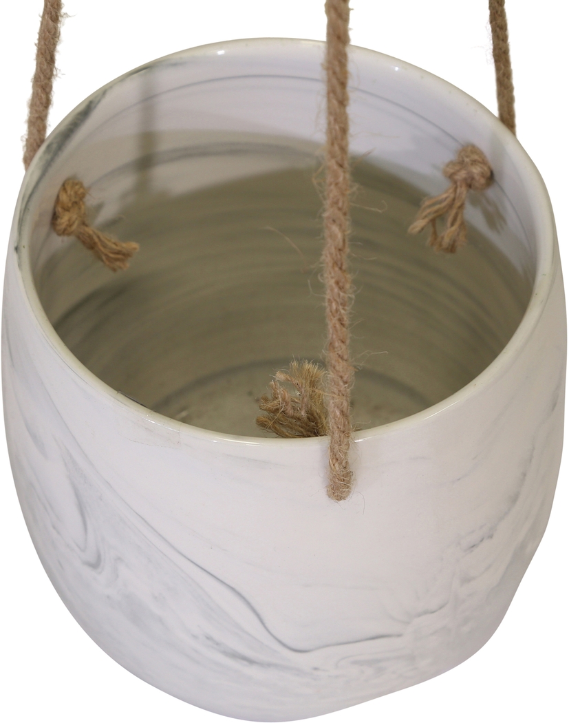 Mcgwier Gray Hanging Planter - Thumbnail - Image 4