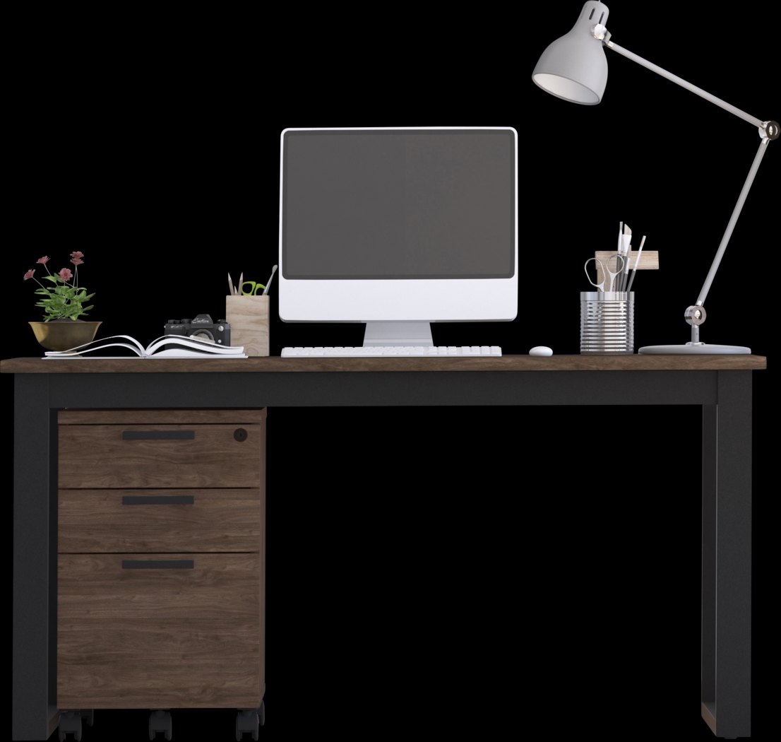 Mckelvey Brown 2 Pc. Office Set - Thumbnail - Image 1