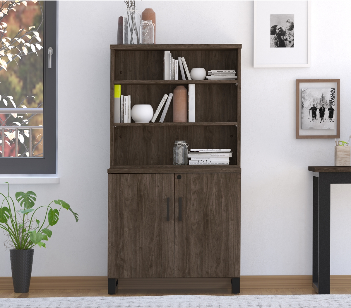 Mckelvey Brown Bookcase - Thumbnail - Image 8
