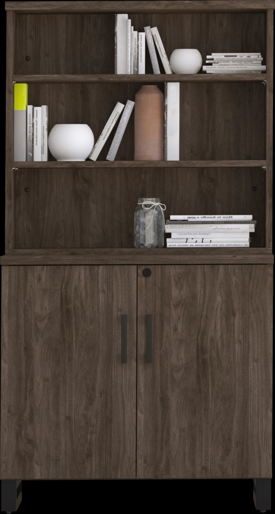Mckelvey Brown Bookcase - Thumbnail - Image 1