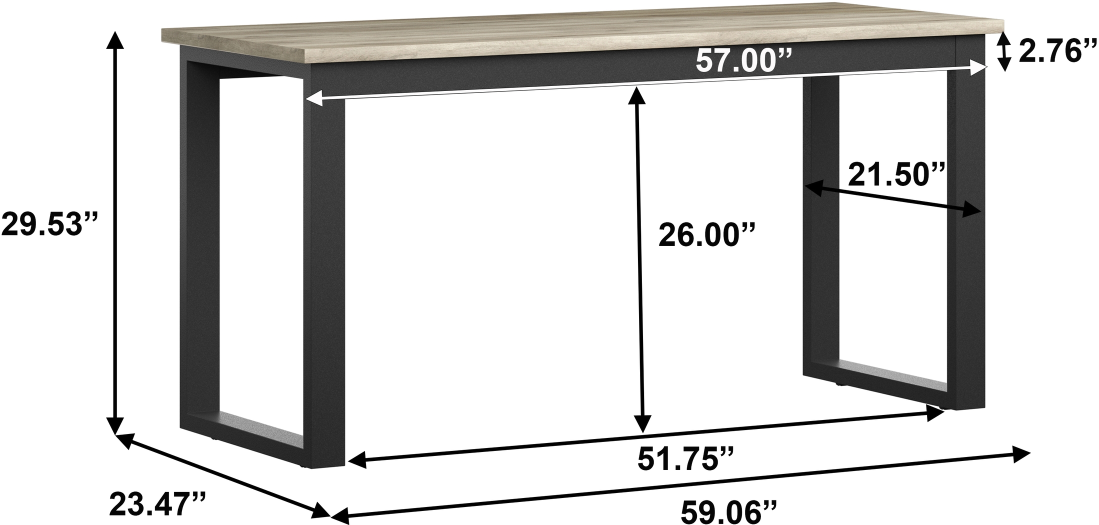 Mckelvey Gray 2 Pc. Office Set - Thumbnail - Image 7