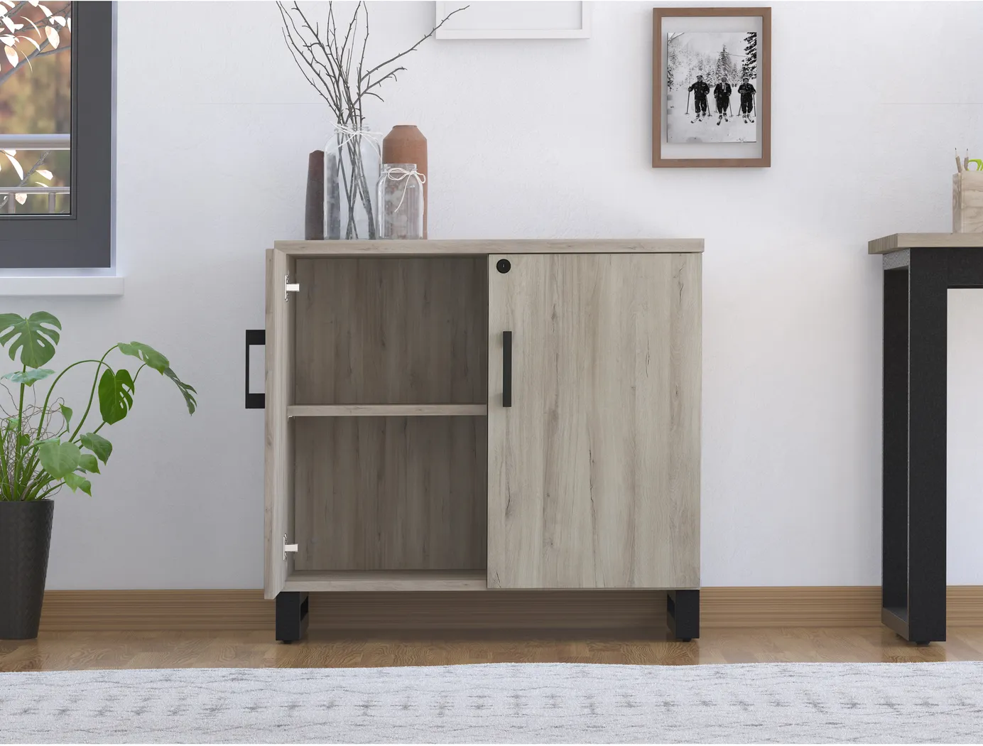 Mckelvey Gray 3 Pc. Office Set - Thumbnail - Image 2