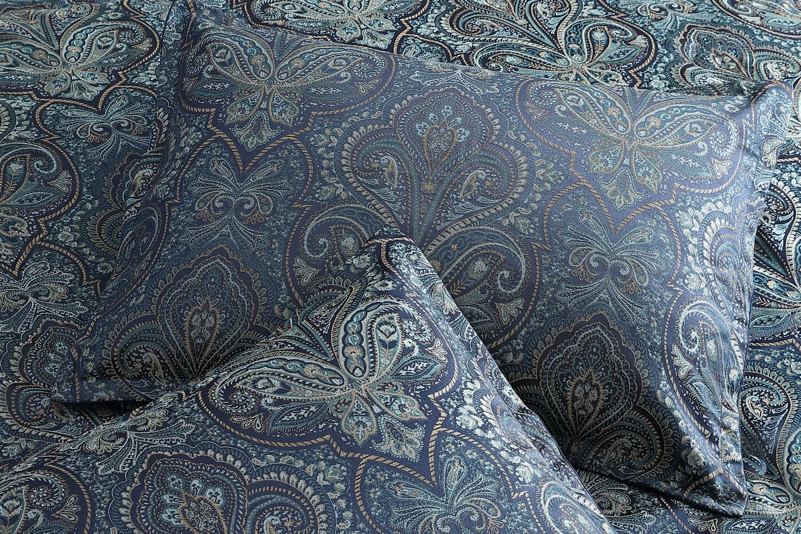 McKillop Teal 7 Piece King Comforter Set - Thumbnail - Image 4