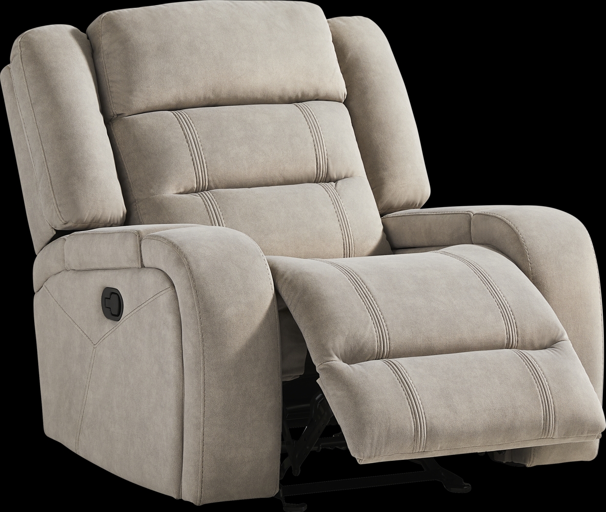McKinley Beige Glider Recliner - Thumbnail - Image 1