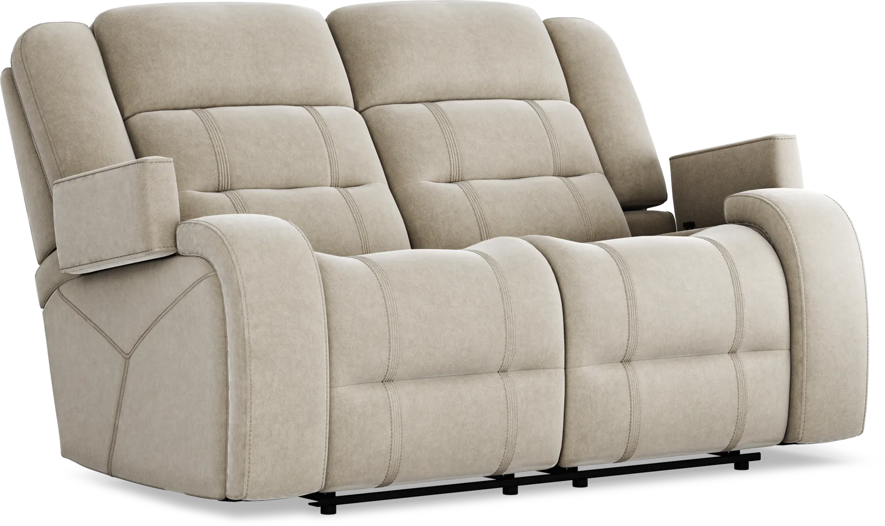 McKinley Beige 8 Pc Power Reclining Living Room - Thumbnail - Image 10