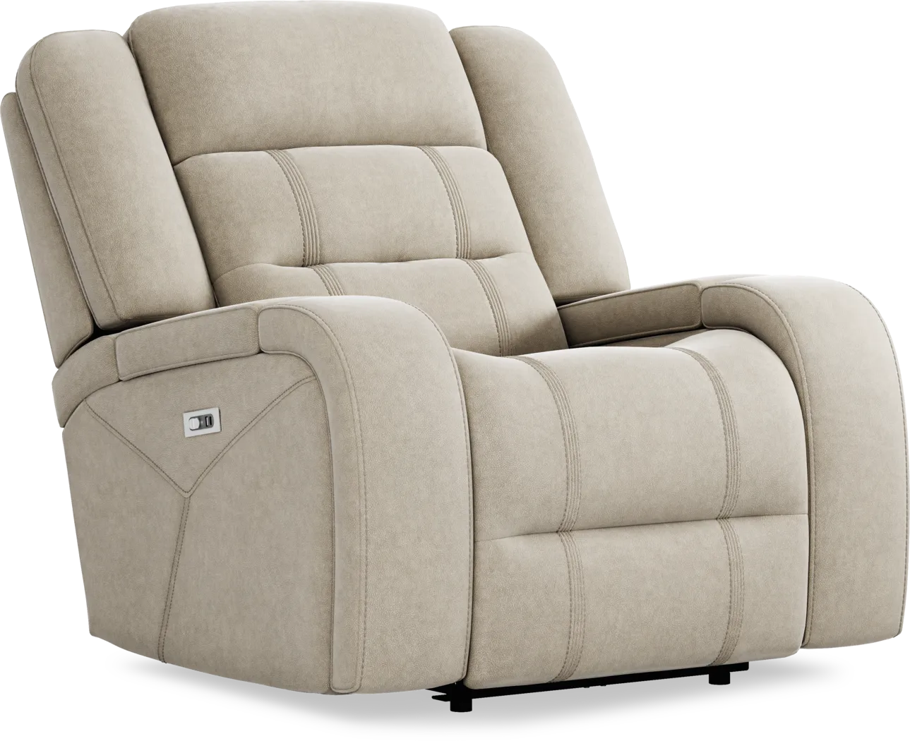 McKinley Beige Power Recliner - Thumbnail - Image 3