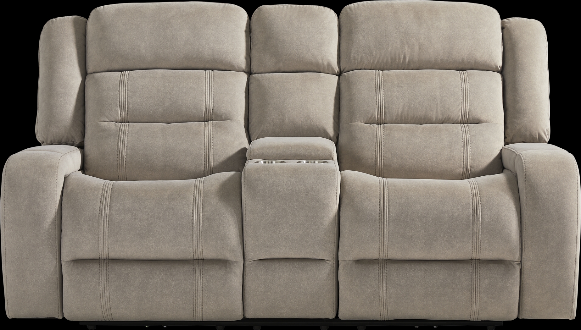 McKinley Beige Power Reclining Loveseat - Thumbnail - Image 3