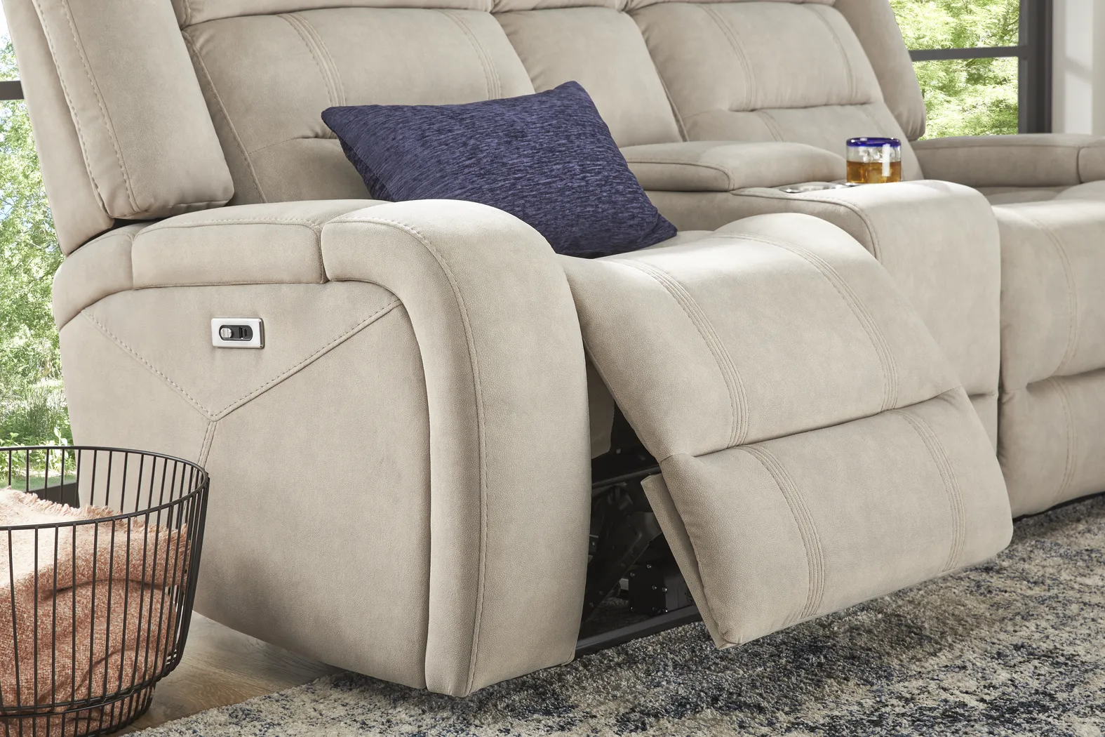 McKinley Beige 2 Pc Power Reclining Living Room - Thumbnail - Image 22