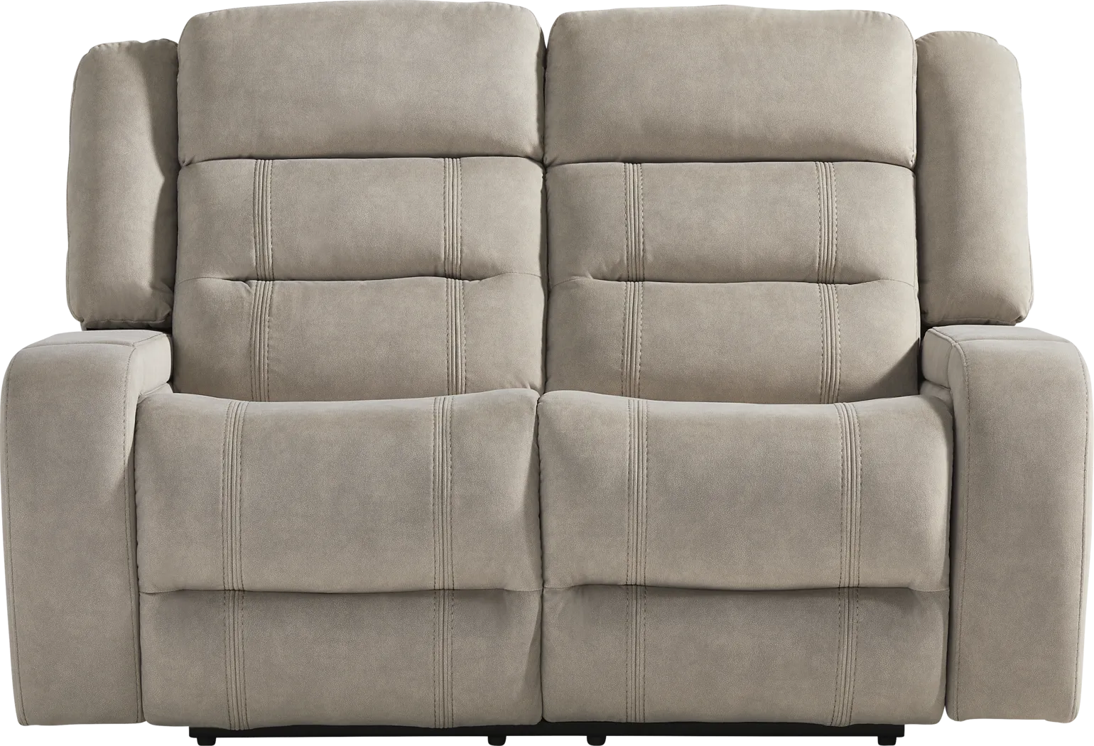 McKinley Beige 5 Pc Reclining Living Room - Thumbnail - Image 7