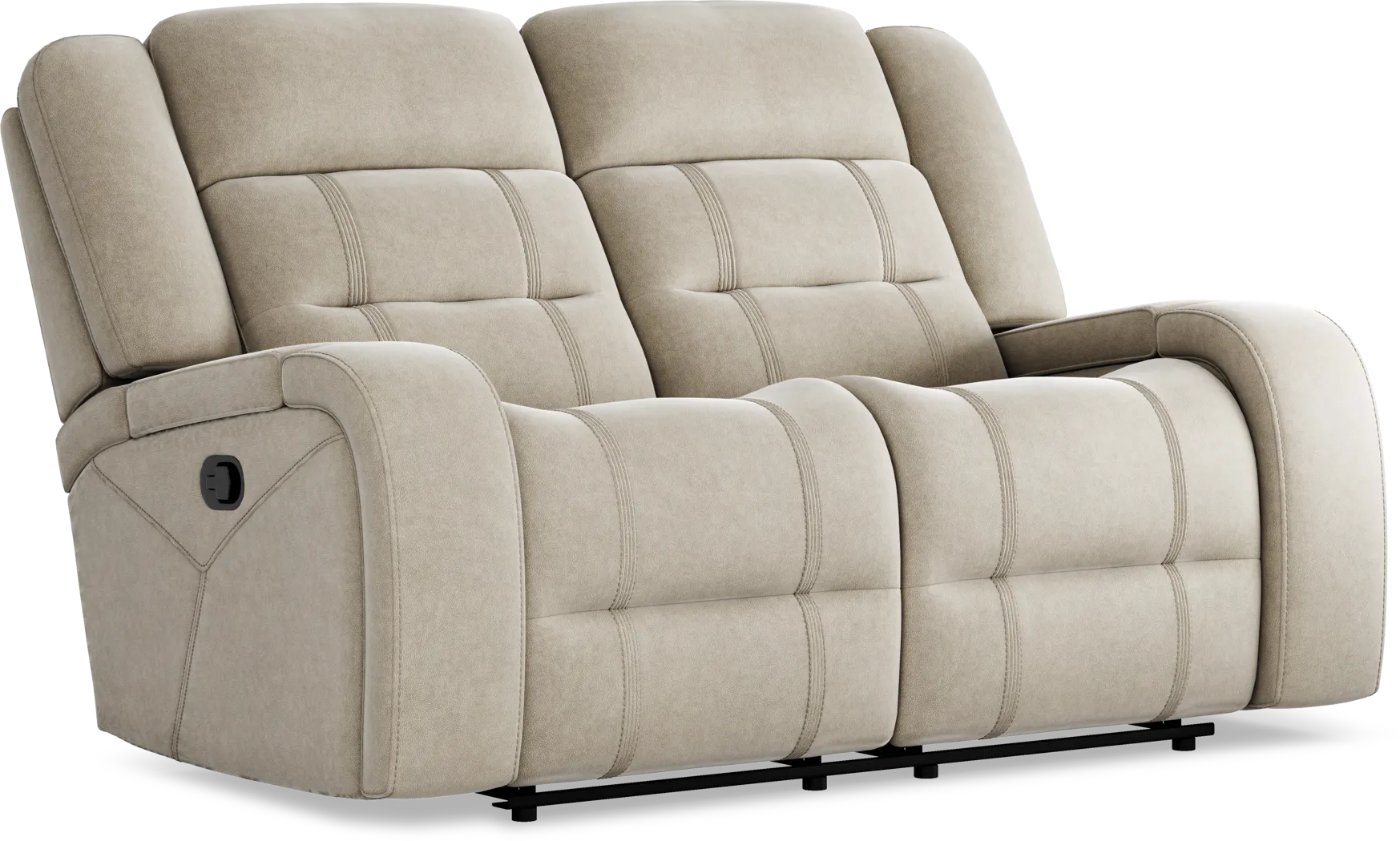 McKinley Beige 3 Pc Reclining Living Room - Thumbnail - Image 10