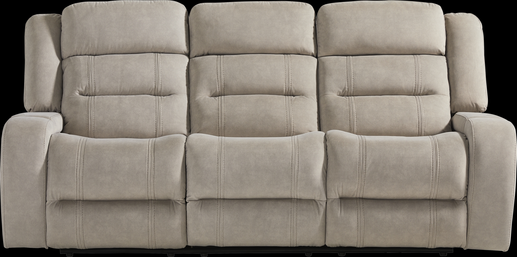 McKinley Beige Reclining Sofa - Thumbnail - Image 3
